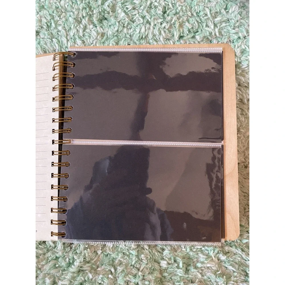 Wood Laser Design Guest Book Journal Mountain Trees Lake Nature Wedding B&B